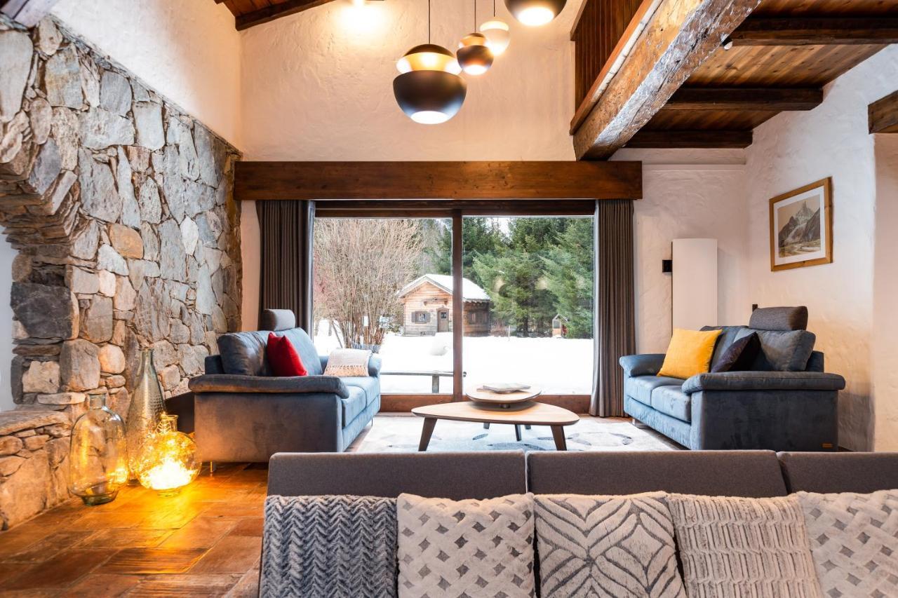 Chalet Les Praz - 280Sqm - Sauna Cinema Fitness - 5 Bedrooms In Heart Of Les Praz - By Cozee Rentals Σαμονί Εξωτερικό φωτογραφία